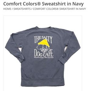 Comfort Colors® Sweatshirt in Navy